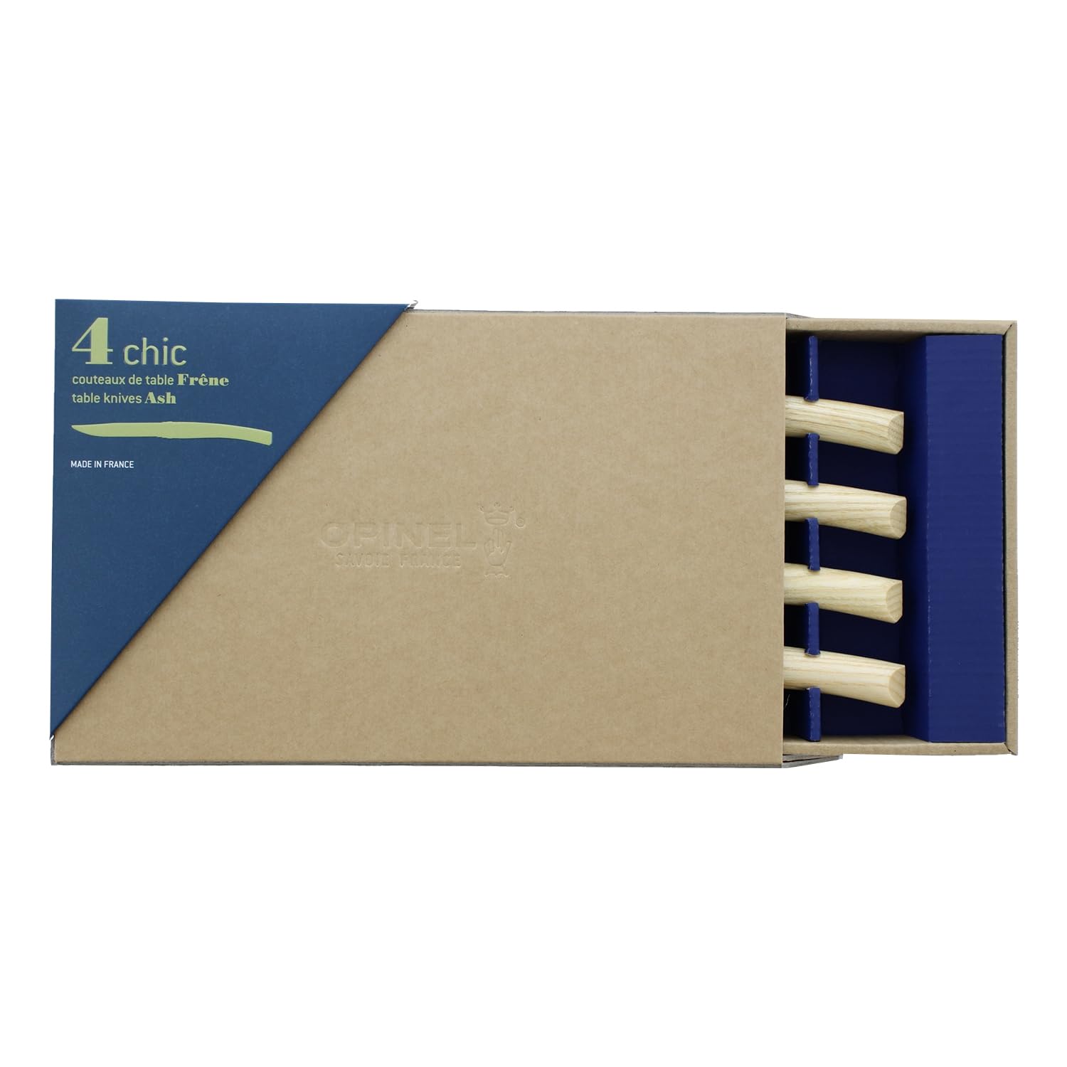 opinel-coffret-4-couteaux-de-table-table-chic-fr-ne-lame-yatagan-inox-11-cm-manc image 2
