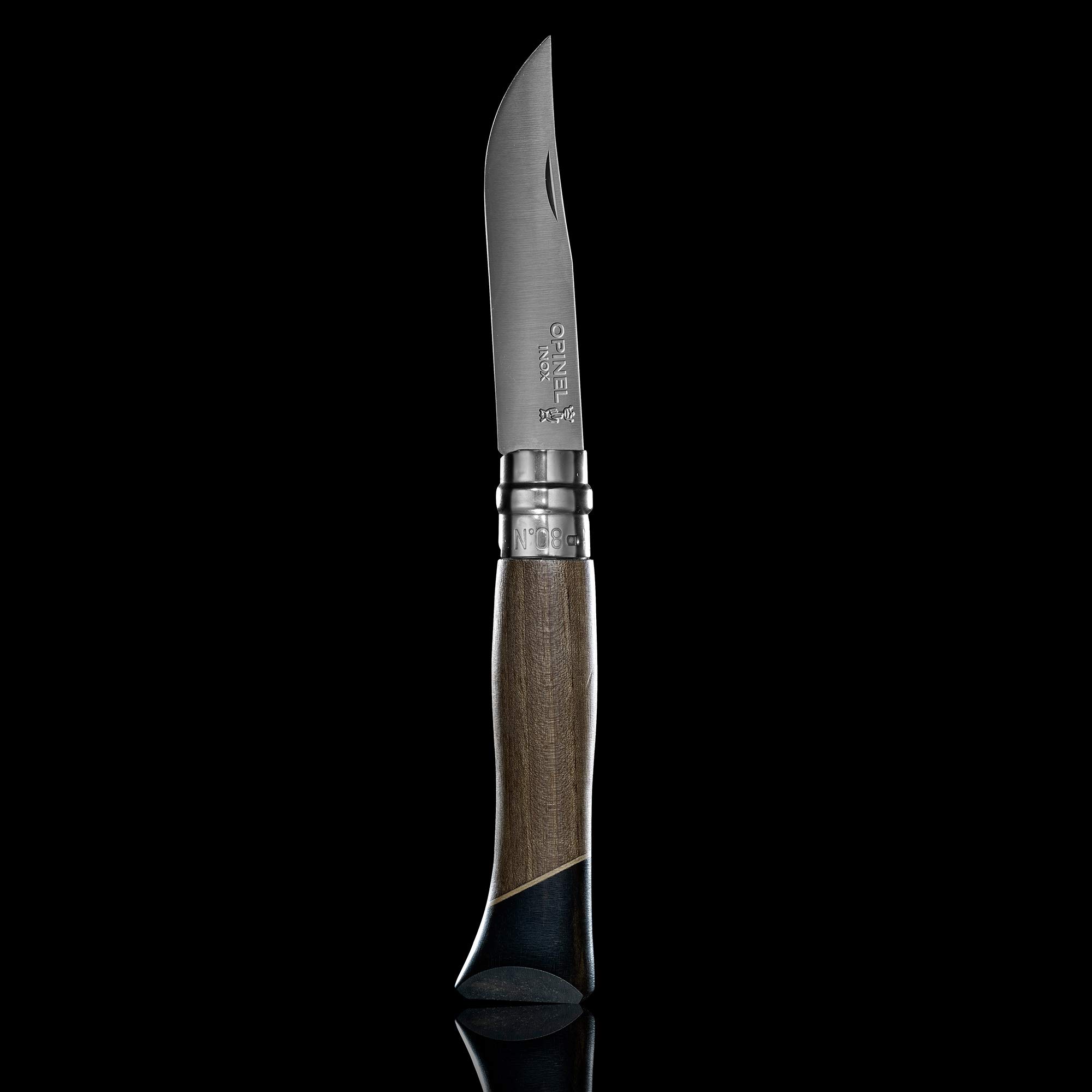 opinel-n-08-atelier-couteau-de-poche-lame-8-5-cm-inox-manche-noyer-talon-b-ne-et image 5