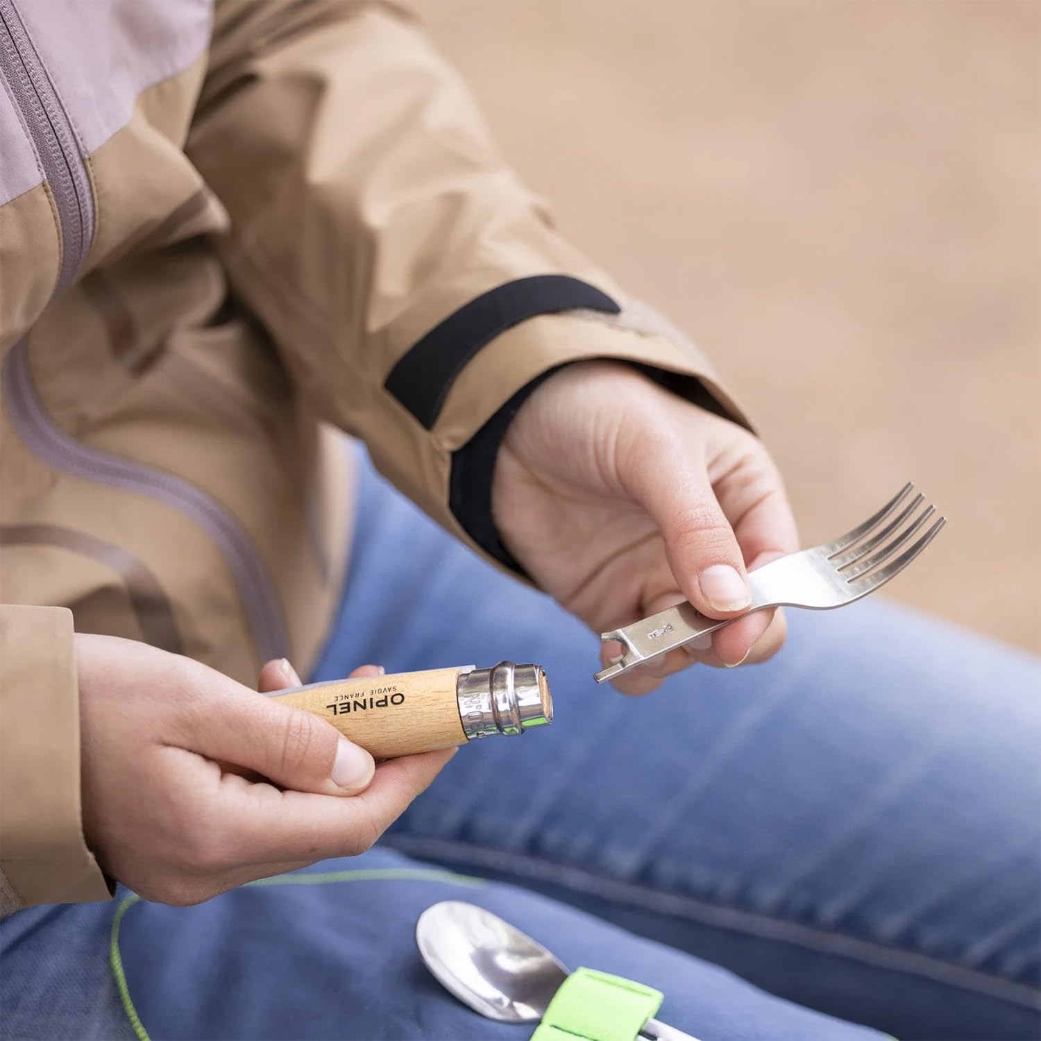 opinel-accessoires-picnic-inserts-fourchette-et-cuill-re-avec-tui-serviette-micr image 7