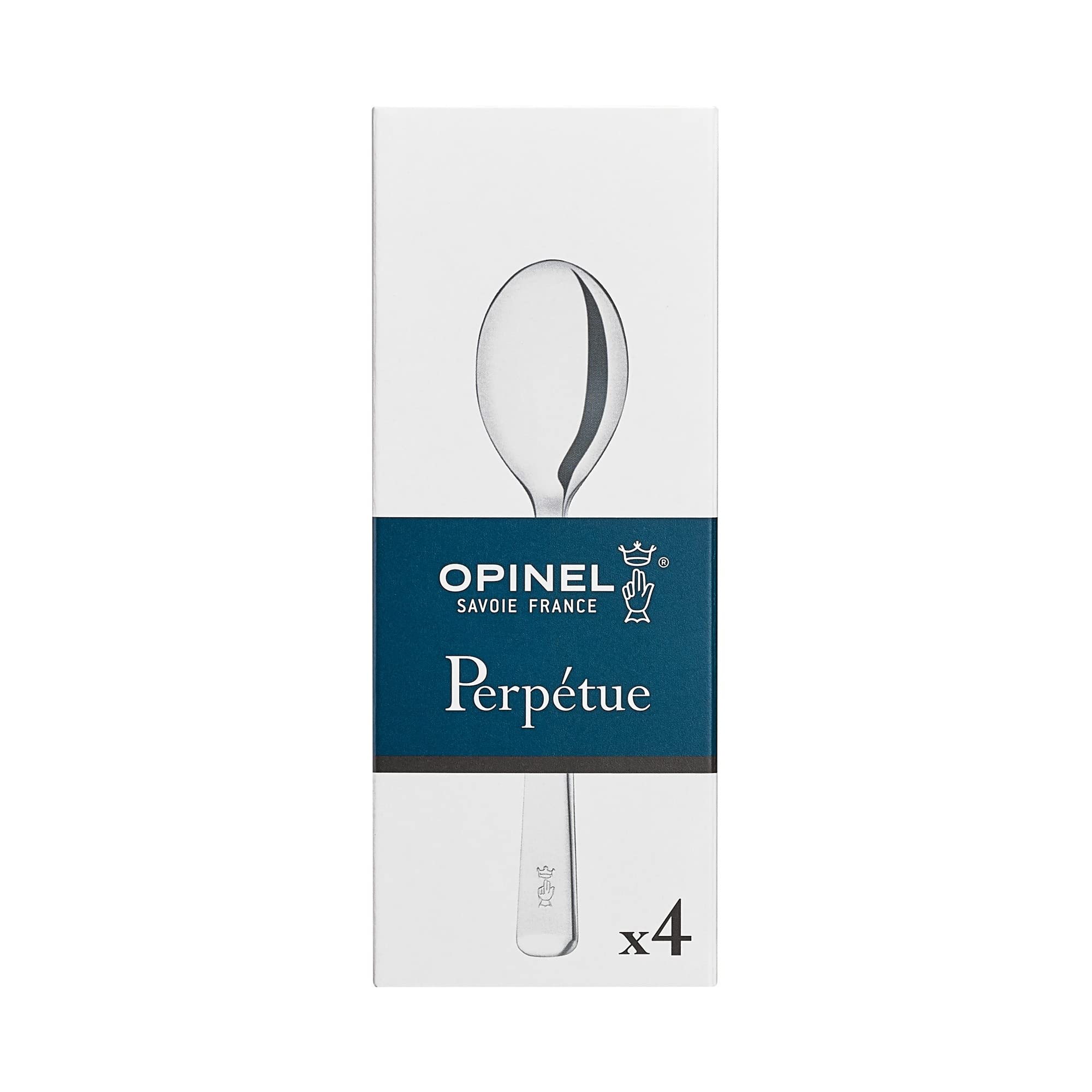 opinel-perp-tue-bo-te-de-4-petites-cuill-res-acier-inox-x5crni18-10-lave-vaissel image 4
