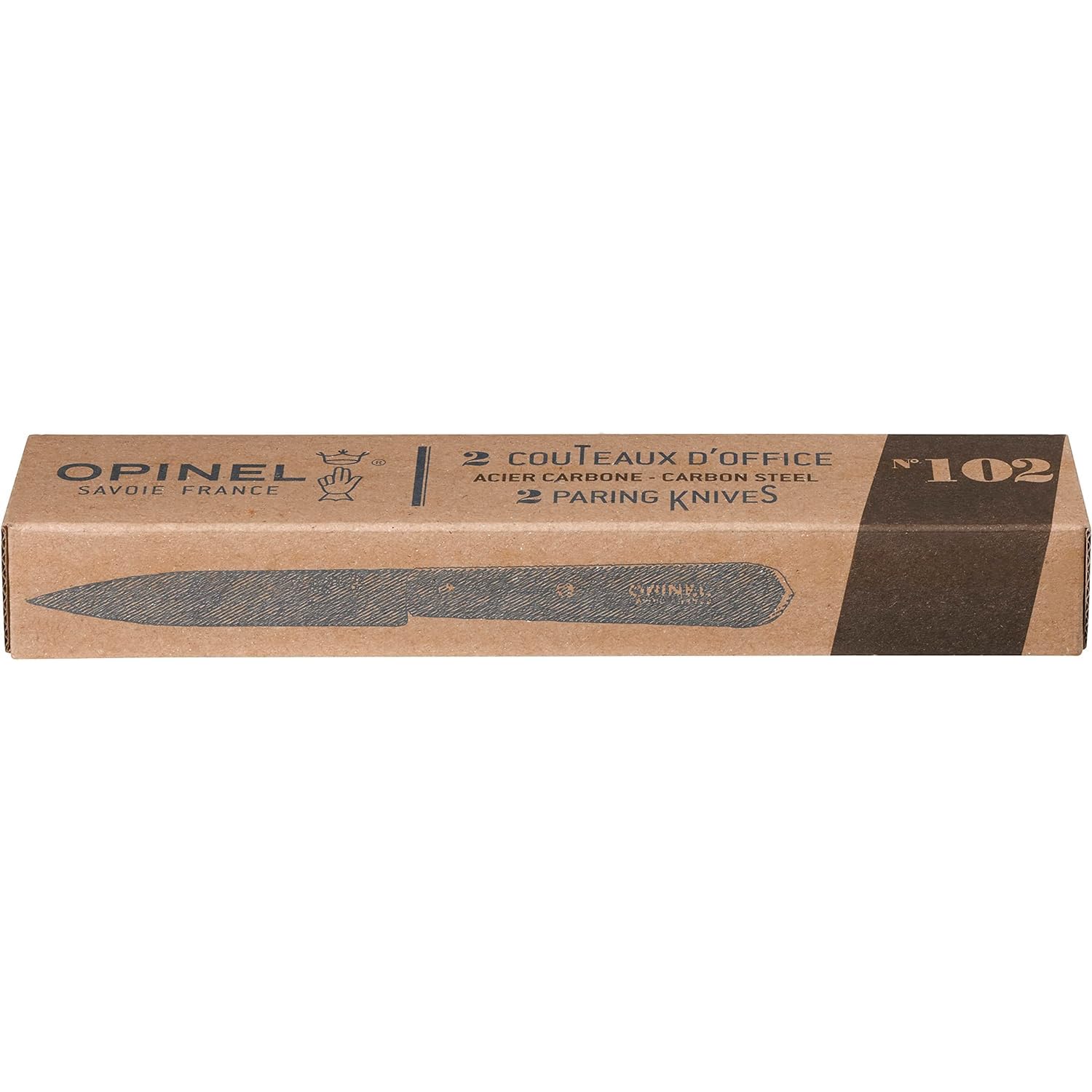 opinel-bo-te-de-2-couteaux-d-office-n-102-lame-acier-carbone-fabrication-savoie- image 4