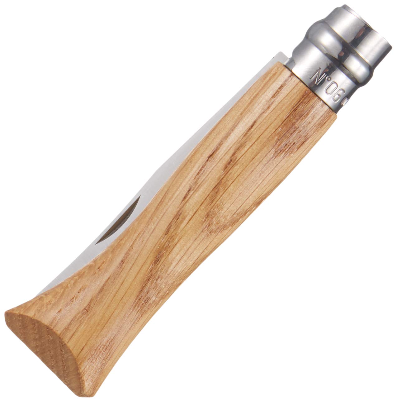 opinel-n-06-couteau-de-poch-en-bo-te-lame-7-cm-acier-inox-manche-ch-ne-bague-vir image 4