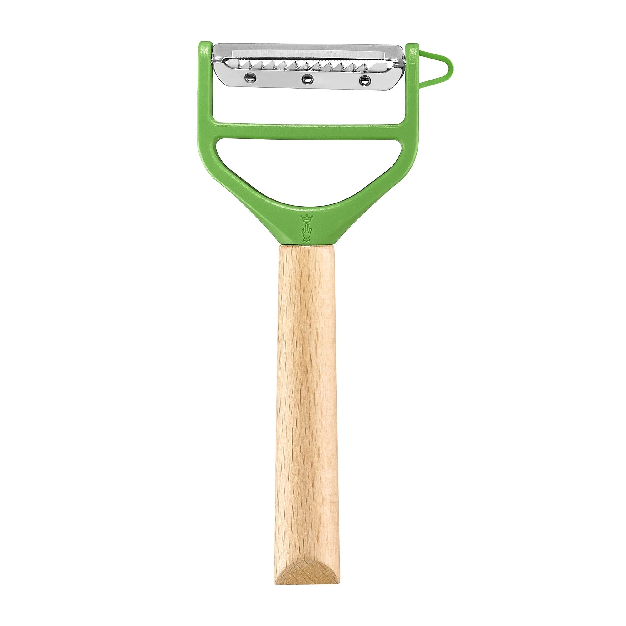 opinel-t-duo-plucheur-l-gumes-double-lame-inox-manche-en-bois-de-h-tre-vert-droi image 3
