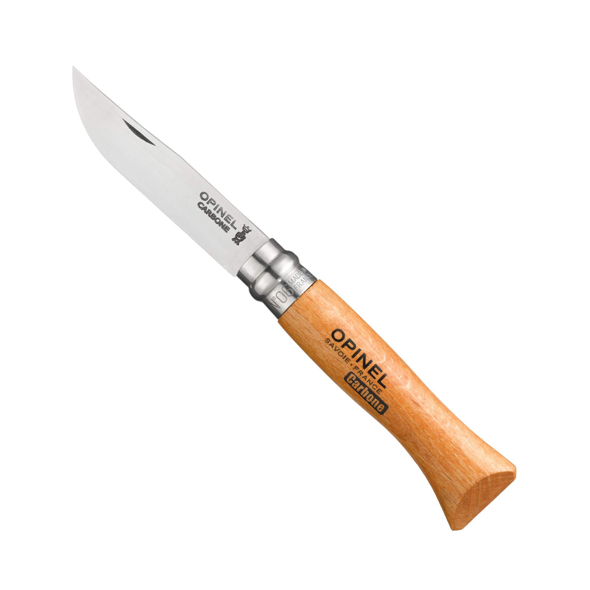 opinel-n-07-carbone-couteau-de-poche-8-cm-acier-xc90-manche-h-tre-verni-bague-vi image 6