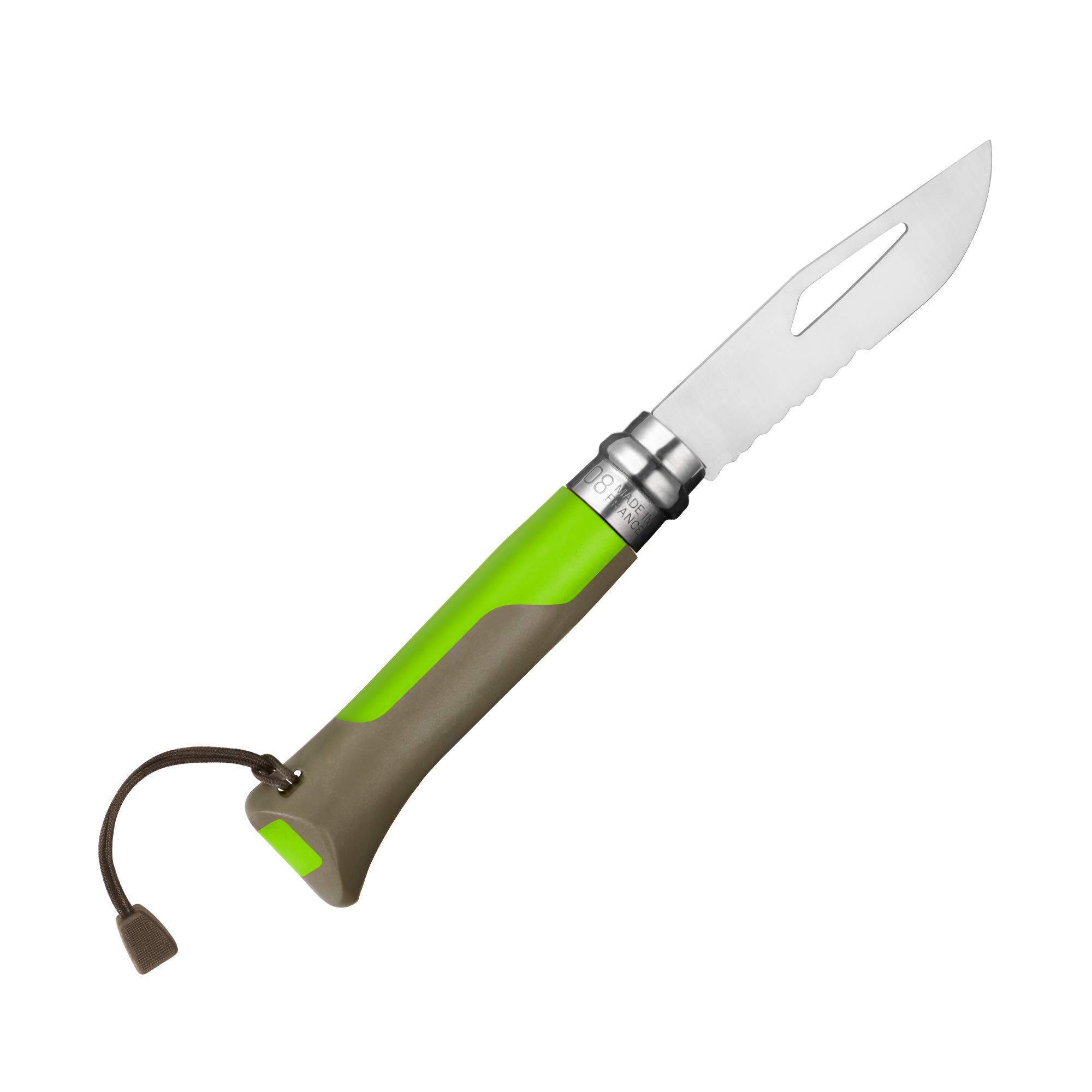 opinel-n-08-outdoor-multifonction-lame-8-5-cm-inox-zone-crant-e-d-manilleur-siff image 5