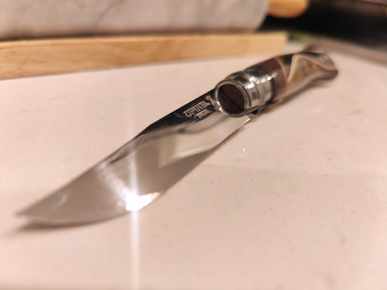Un couteau magnifique, l'Opinel comme on l'aime