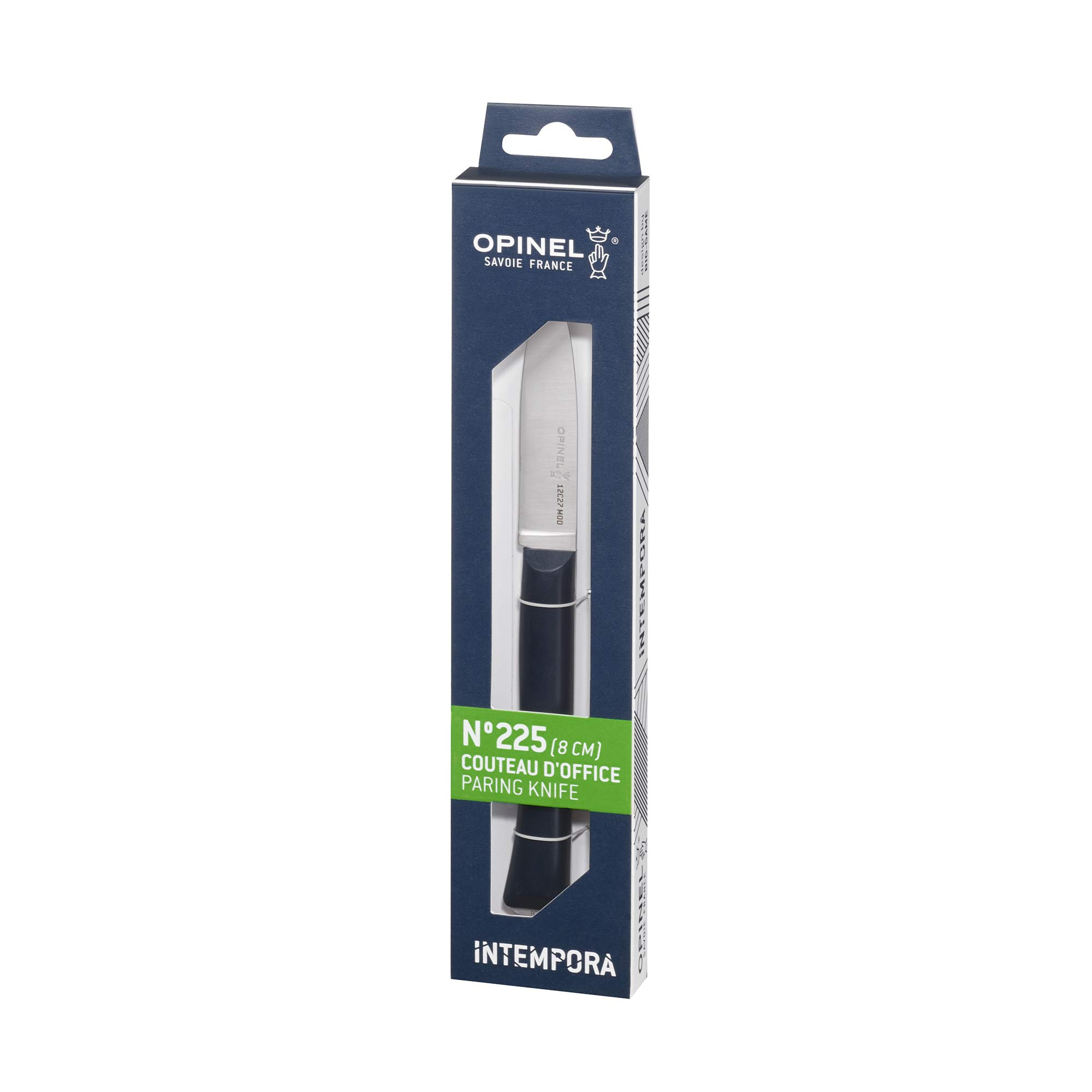 opinel-intempora-n-225-couteau-d-office-8-cm-lame-inox-pleine-soie-manche-polyox image 2
