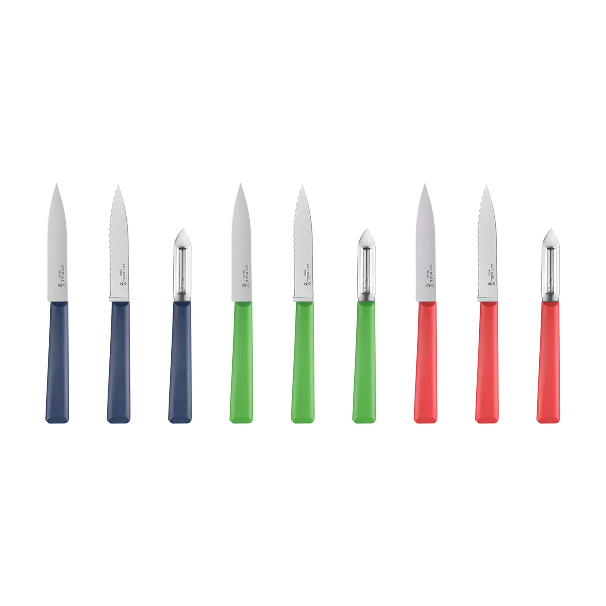 opinel-n-313-couteau-crant-les-essentiels-lame-dent-e-inox-manche-polym-re-vert- image 4