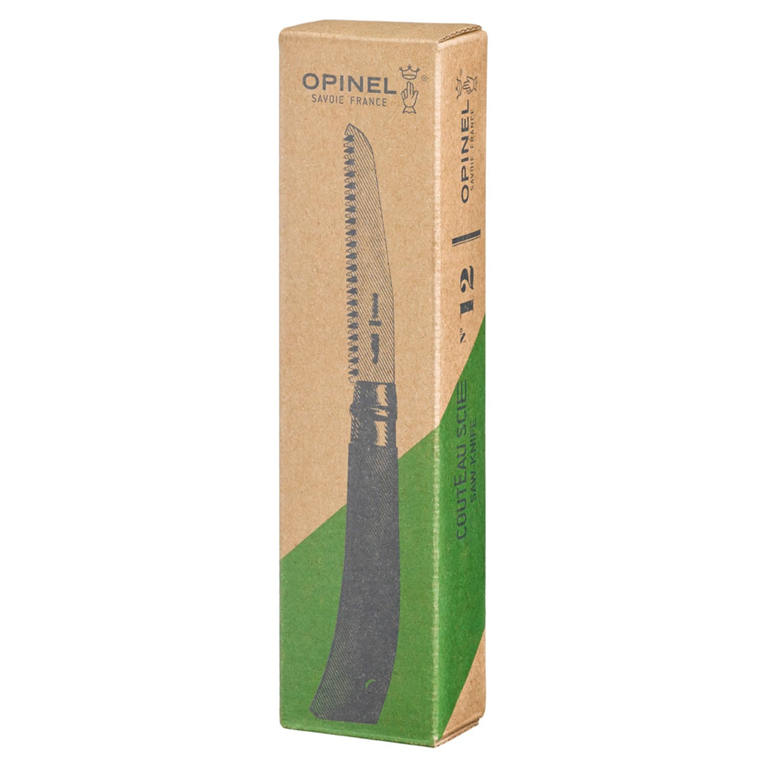 opinel-scie-de-poche-n-12-lame-dent-e-12-cm-acier-carbone-manche-h-tre-bague-vir image 2