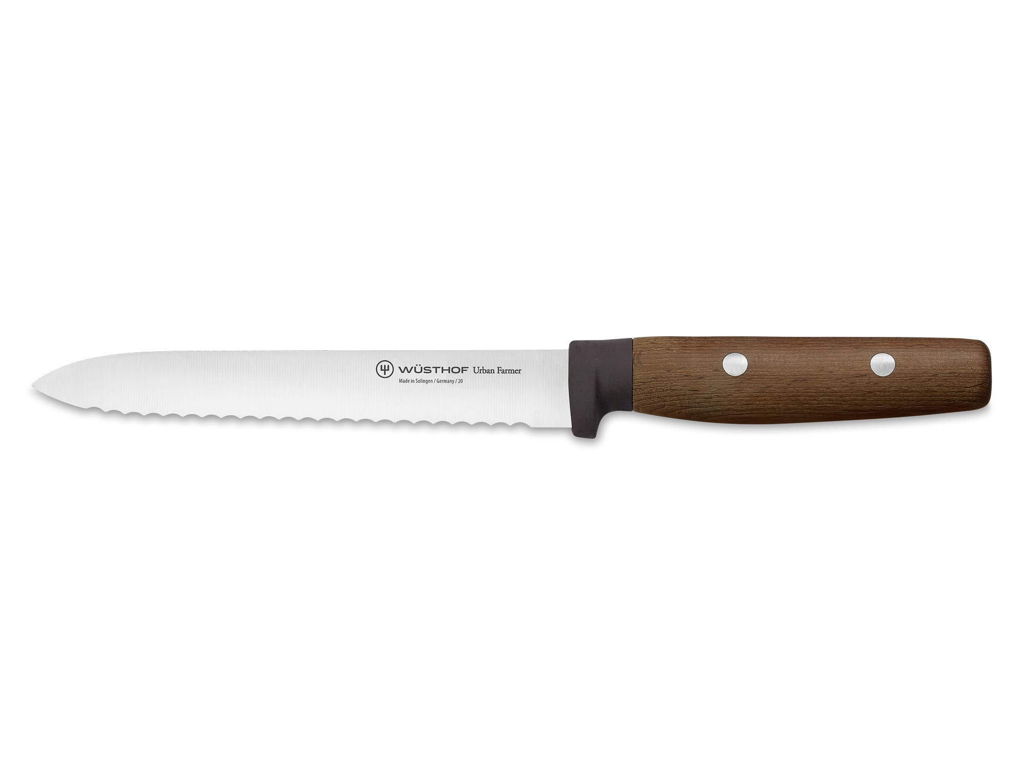 w-sthof-urban-farmer-couteau-saucisson-utilitaire-dentel-14-cm-manche-en-h-tre-a image 1