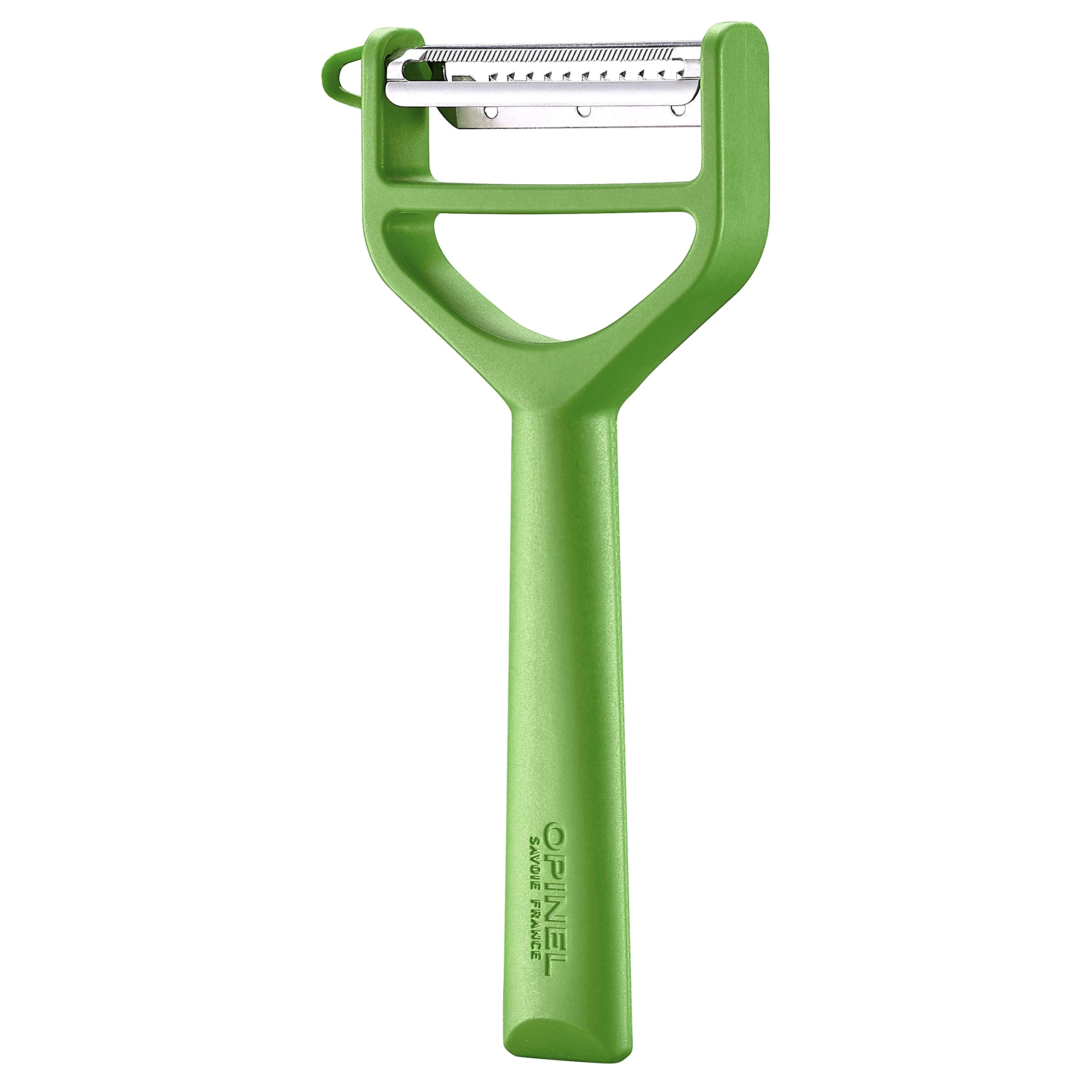 opinel-t-duo-plucheur-l-gumes-double-lame-inox-manche-polym-re-vert-droitiers-et image 3