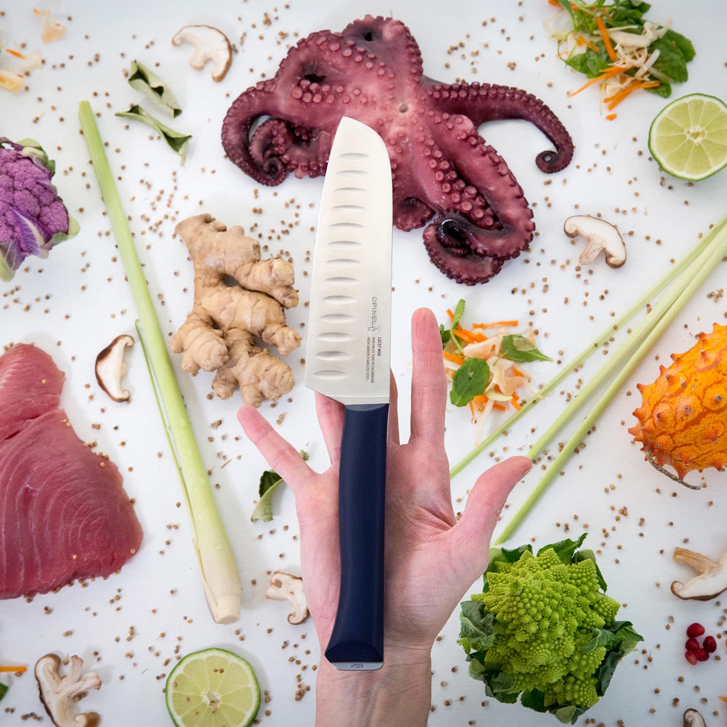 opinel-intempora-n-219-couteau-santoku-17-cm-lame-inox-pleine-soie-manche-polyox image 8