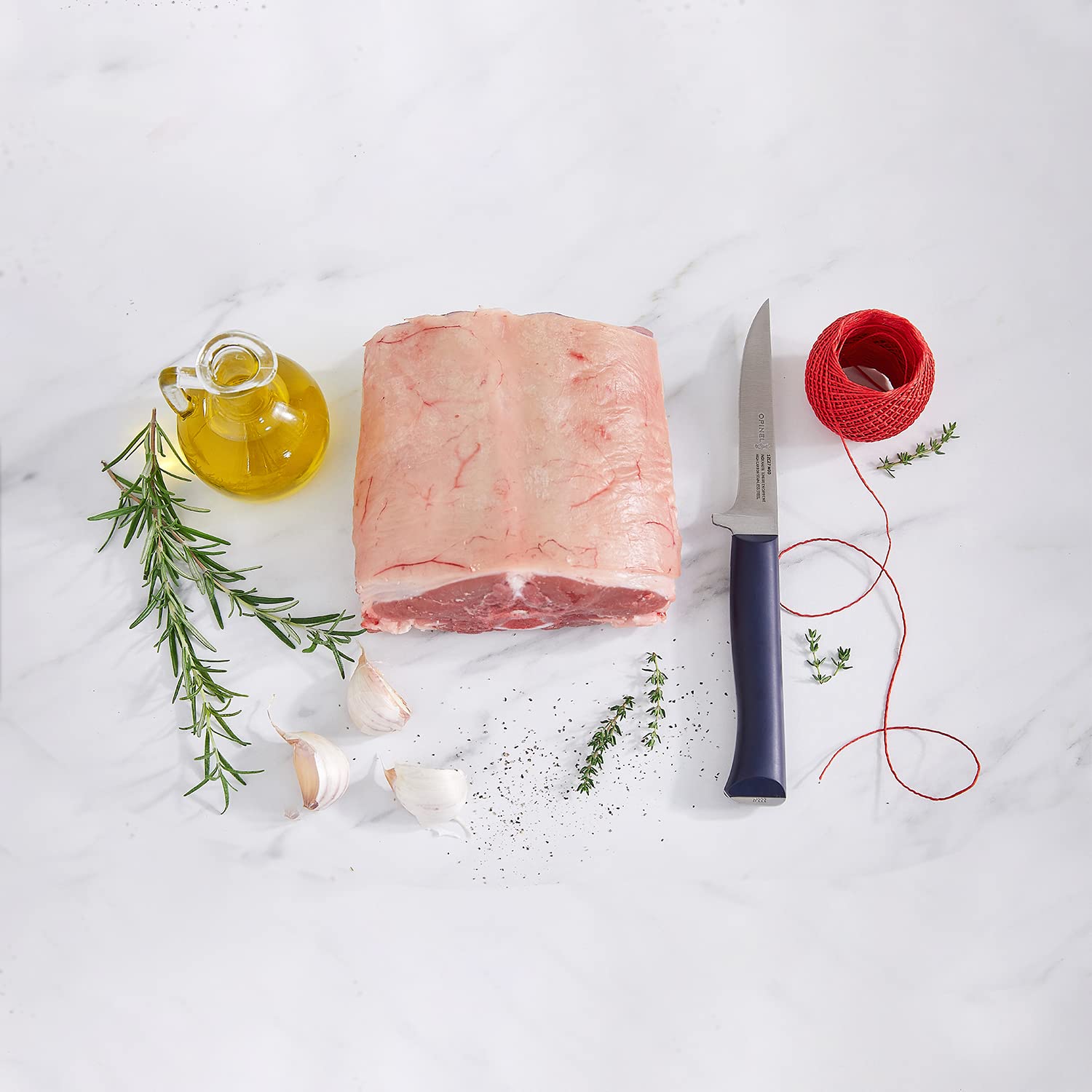opinel-n-222-intempora-couteau-viande-volaille-lame-pleine-soie-13-cm-acier-inox image 5