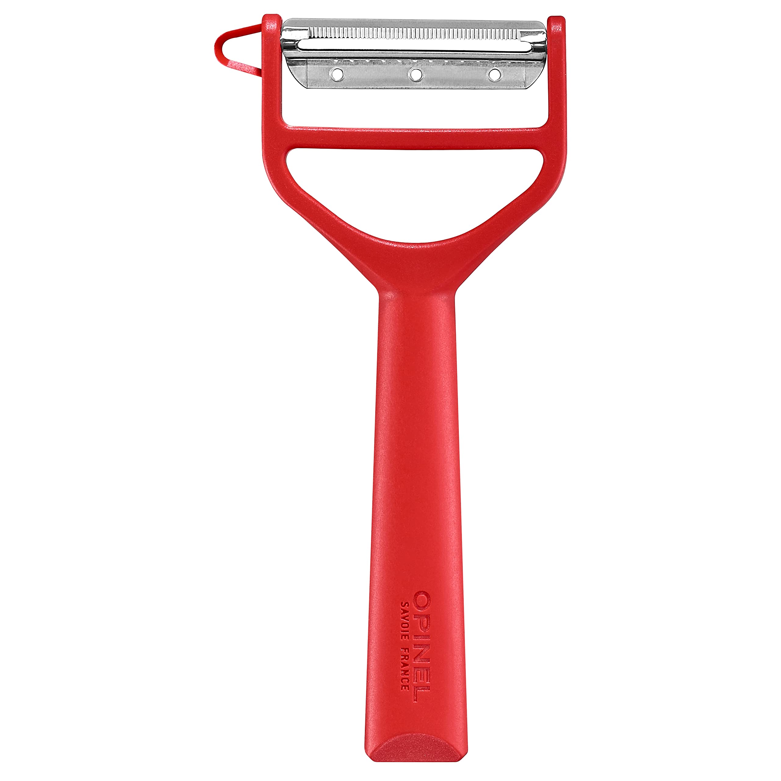 opinel-plucheur-t-duo-rouge-double-lame-inox-sandvik-12c27m-pluche-l-gumes-et-ju image 1