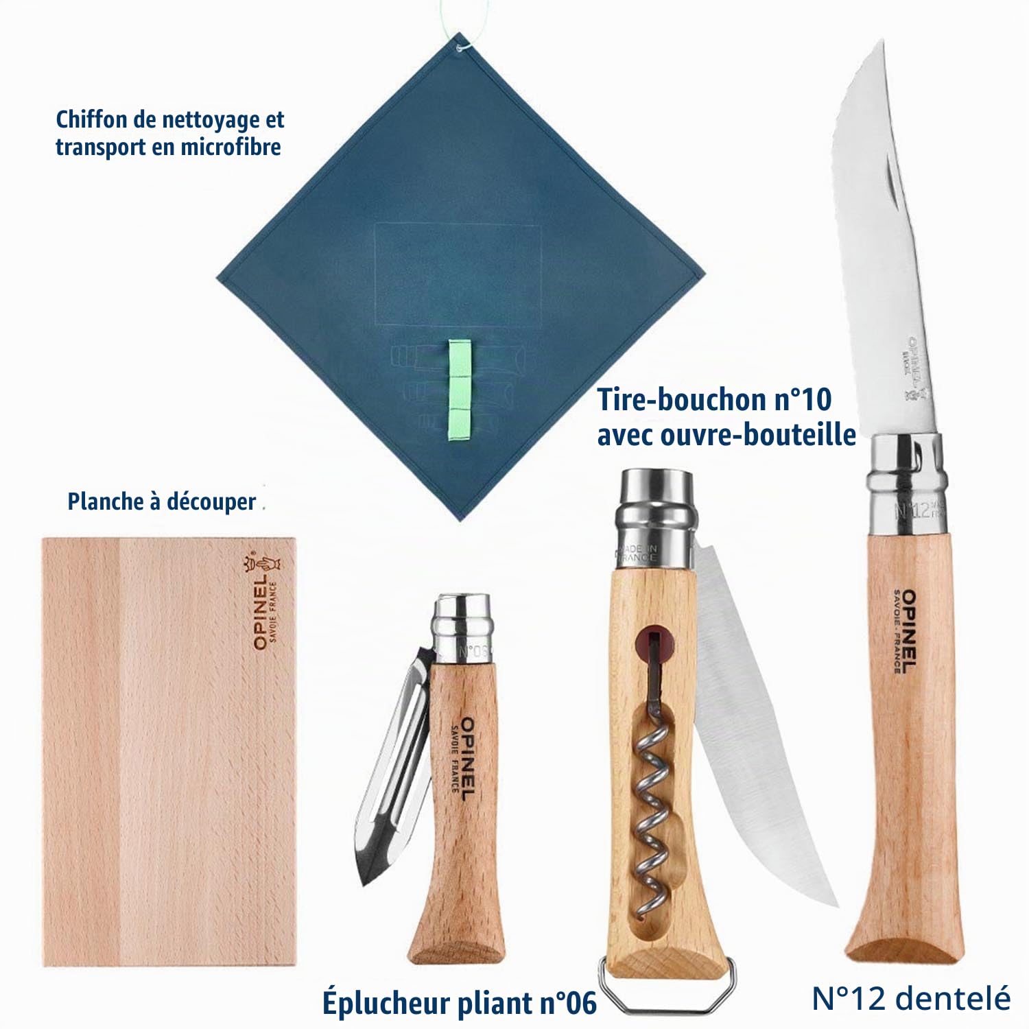 opinel-kit-cuisine-nomade-couteau-crant-n-12-tire-bouchon-d-capsuleur-n-10-pluch image 2