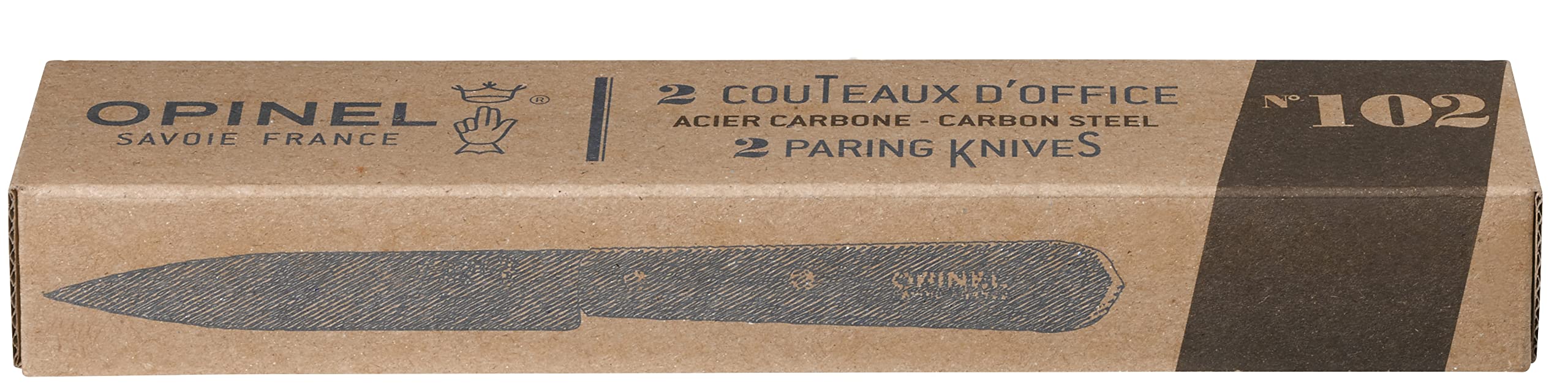 opinel-bo-te-de-2-couteaux-d-office-n-102-lame-acier-carbone-fabrication-savoie- image 3