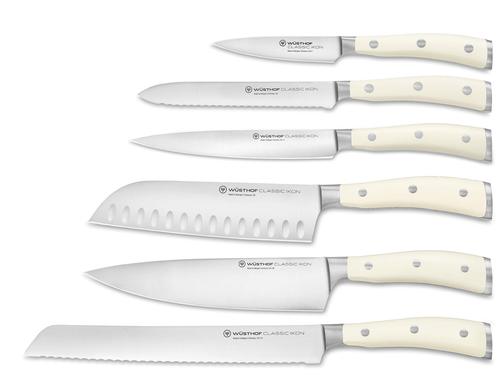 w-sthof-classic-ikon-bloc-6-couteaux-bloc-en-bois-manches-cr-me-forge-solingen image 2