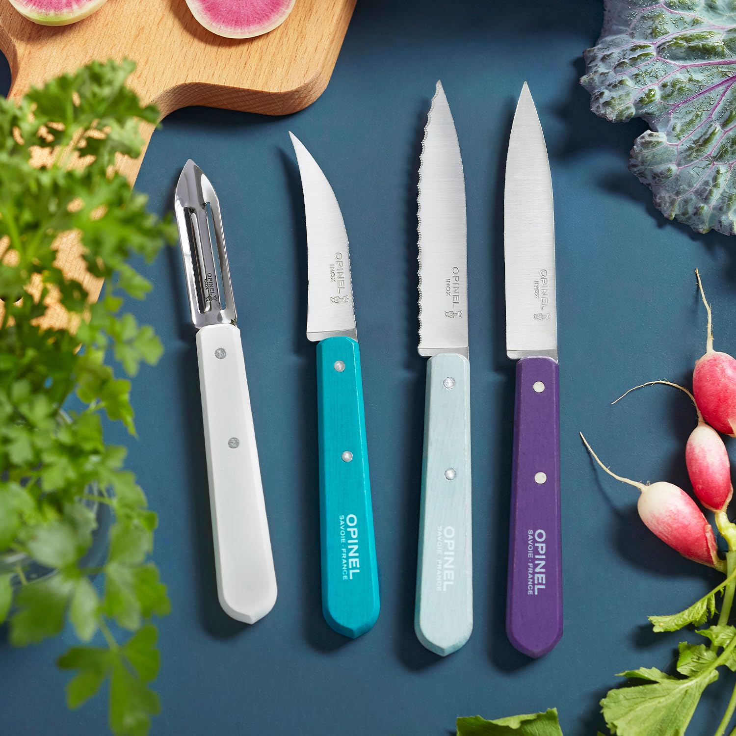 opinel-coffret-4-couteaux-de-cuisine-les-essentiels-art-d-co-n-112-office-n-113- image 3