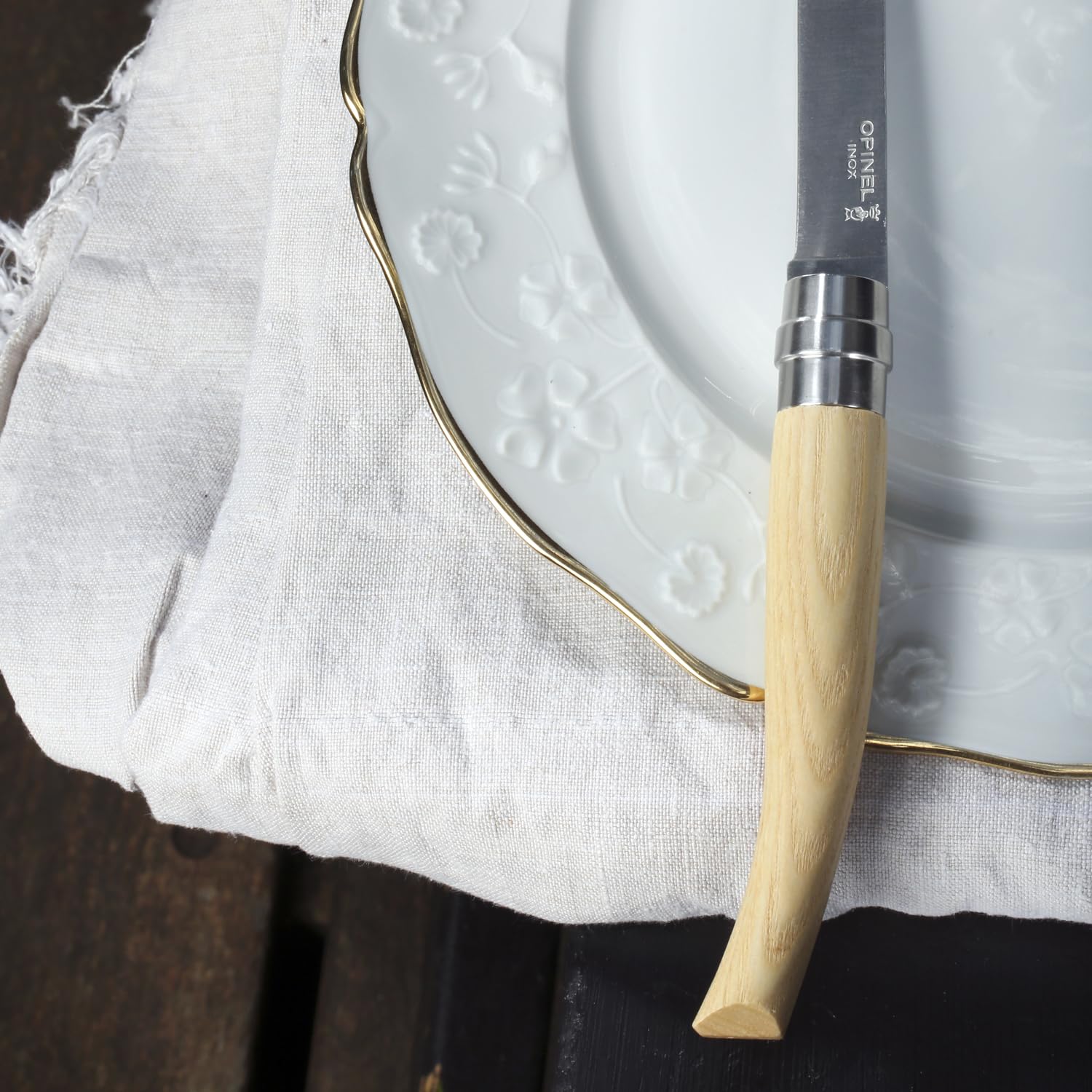opinel-coffret-4-couteaux-de-table-table-chic-fr-ne-lame-yatagan-inox-11-cm-manc image 4
