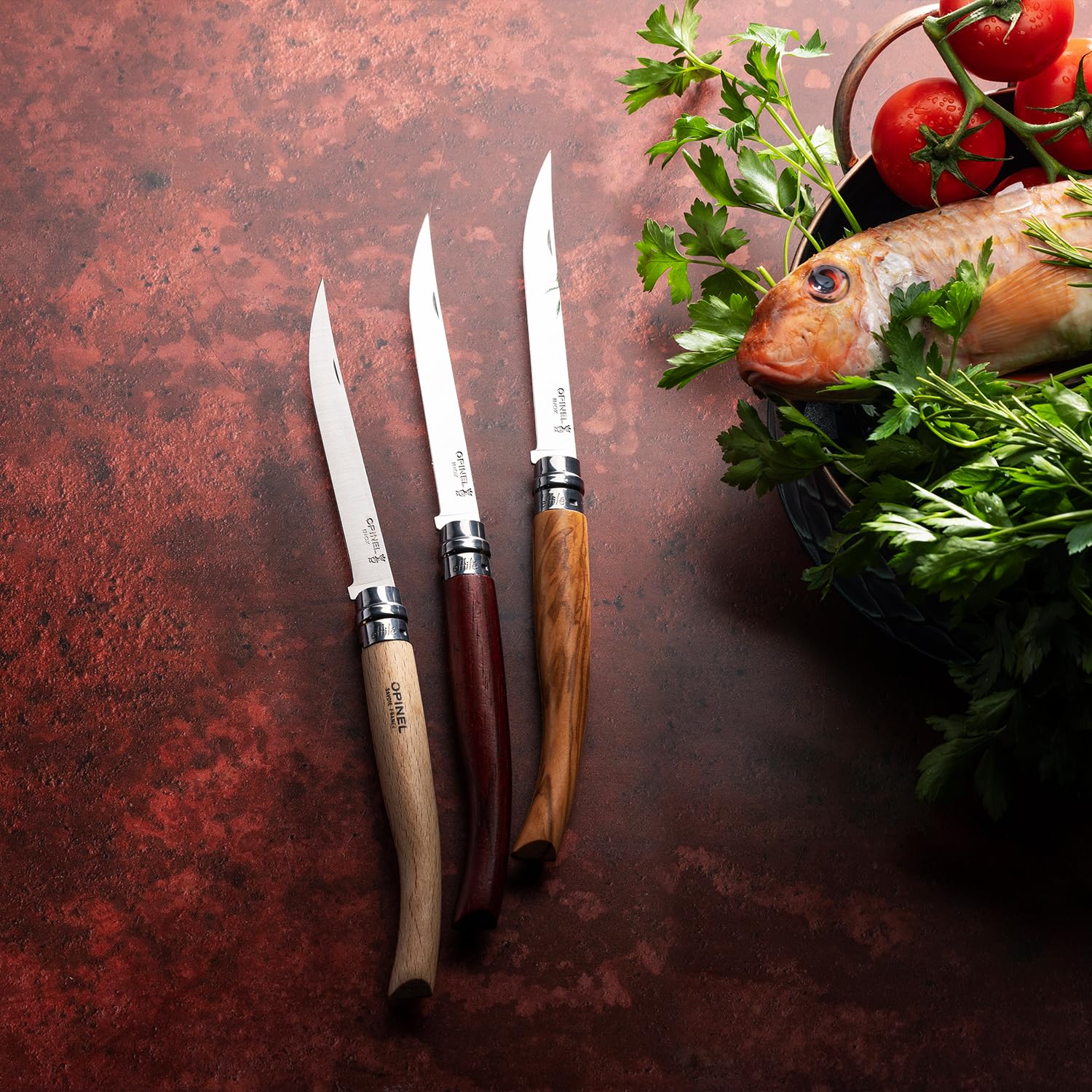 opinel-couteau-de-cuisine-effil-n-12-lame-poliglace-12-cm-manche-padouk-virole-v image 6