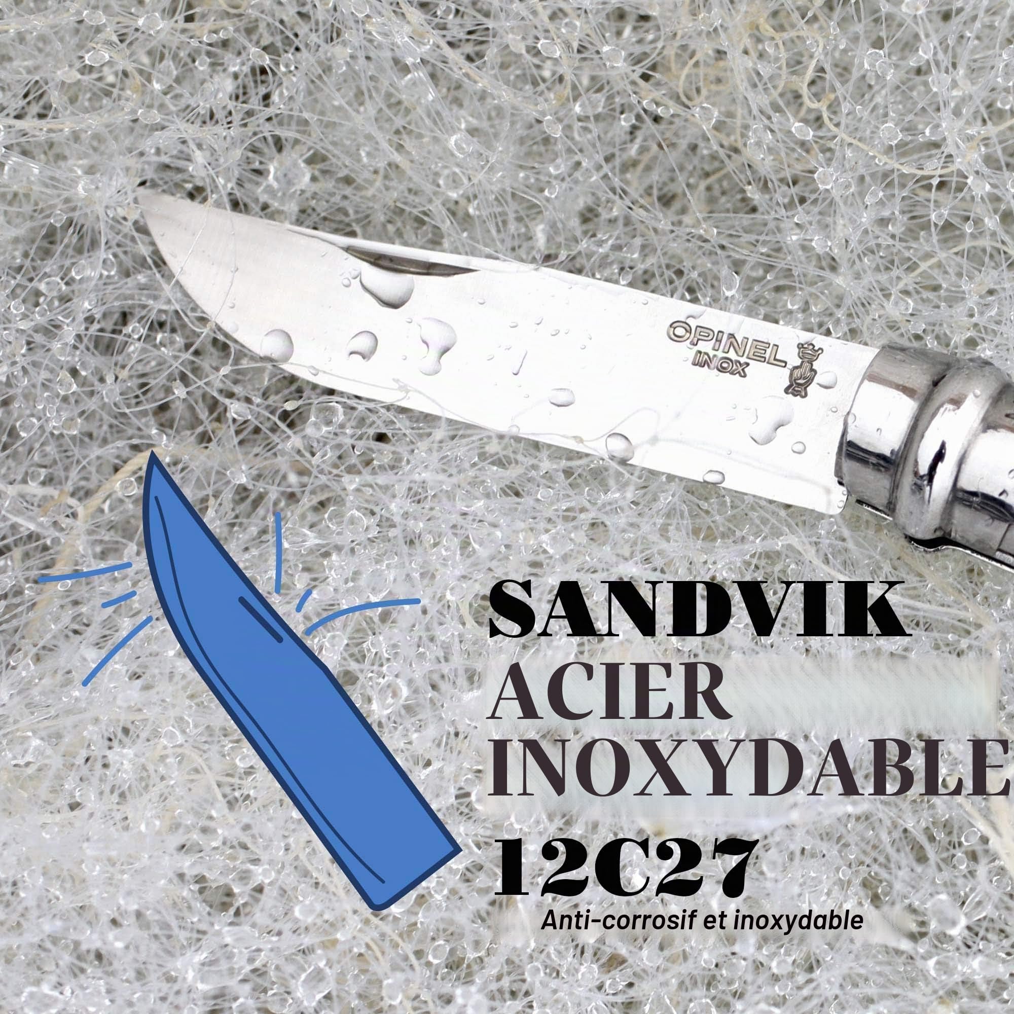 opinel-n-08-couteau-pliant-bo-te-cadeau-lame-inox-manche-bois-de-noyer-bague-vir image 3