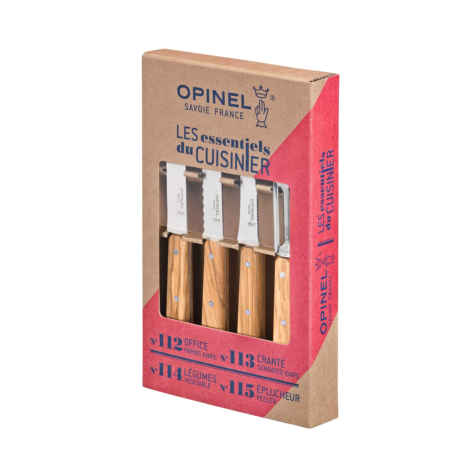 opinel-coffret-de-4-couteaux-de-cuisine-les-essentiels-olivier-n-112-office-n-11 image 4