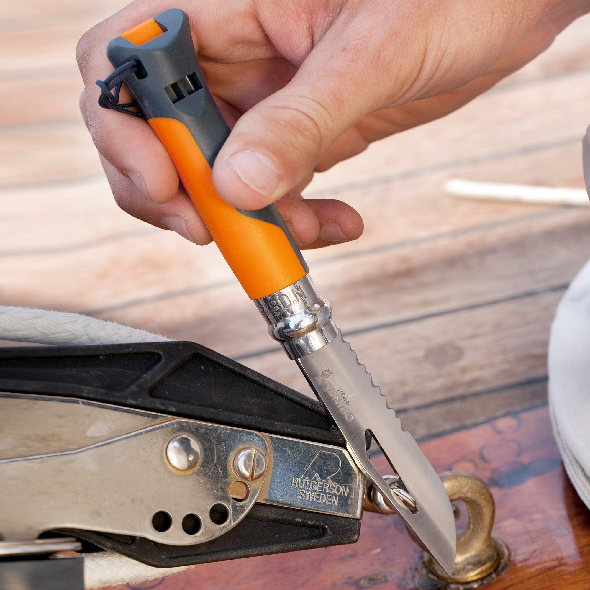 opinel-n-08-outdoor-orange-couteau-pliant-8-5-cm-inox-manche-polym-re-waterproof image 8