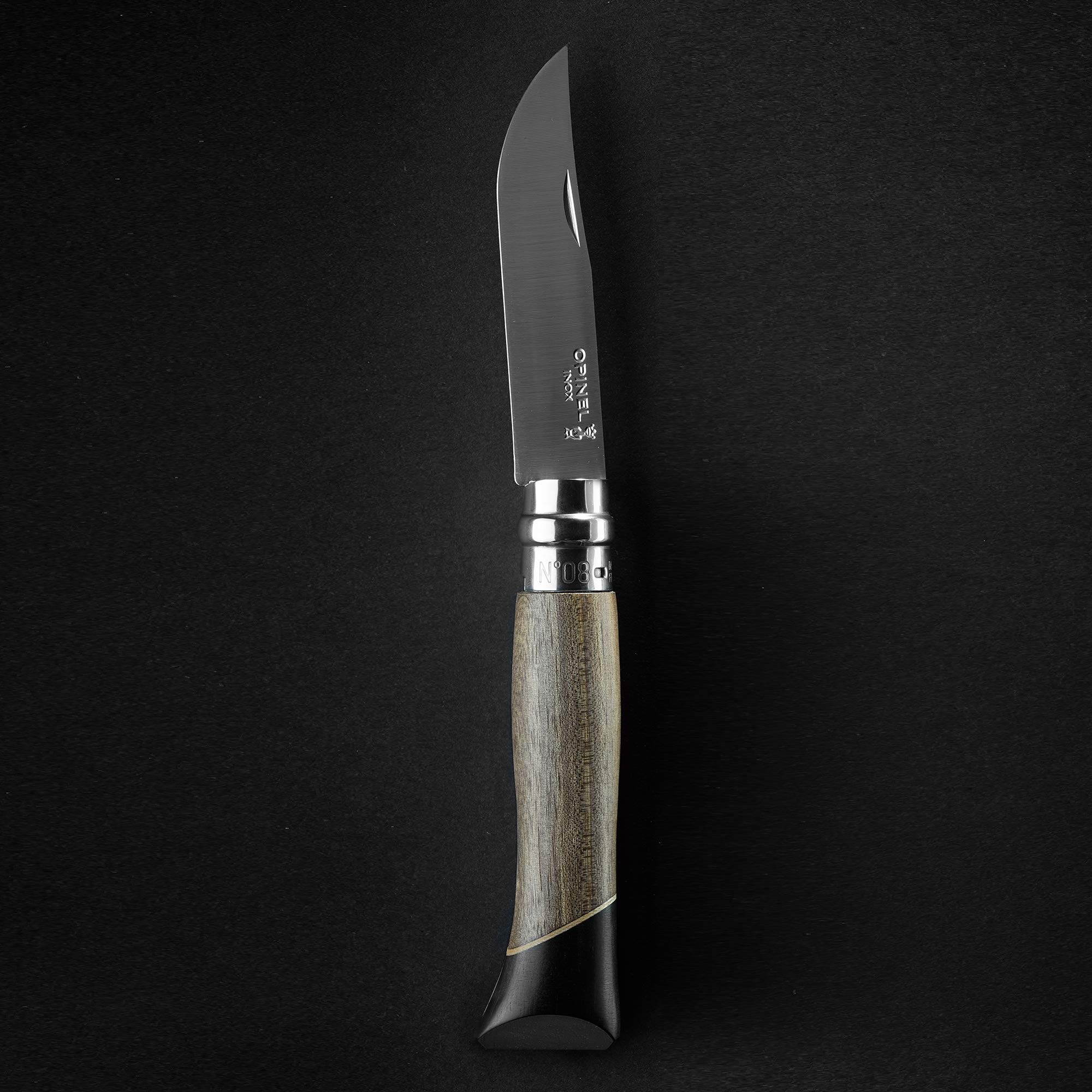 opinel-n-08-atelier-couteau-de-poche-lame-8-5-cm-inox-manche-noyer-talon-b-ne-et image 4