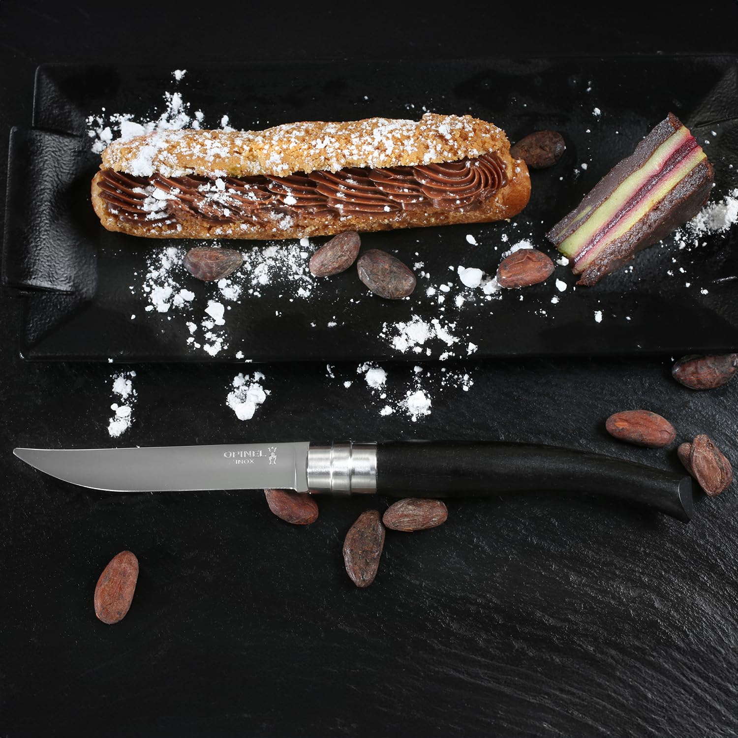 opinel-coffret-table-chic-b-ne-set-de-4-couteaux-de-table-lame-yatagan-en-acier- image 7