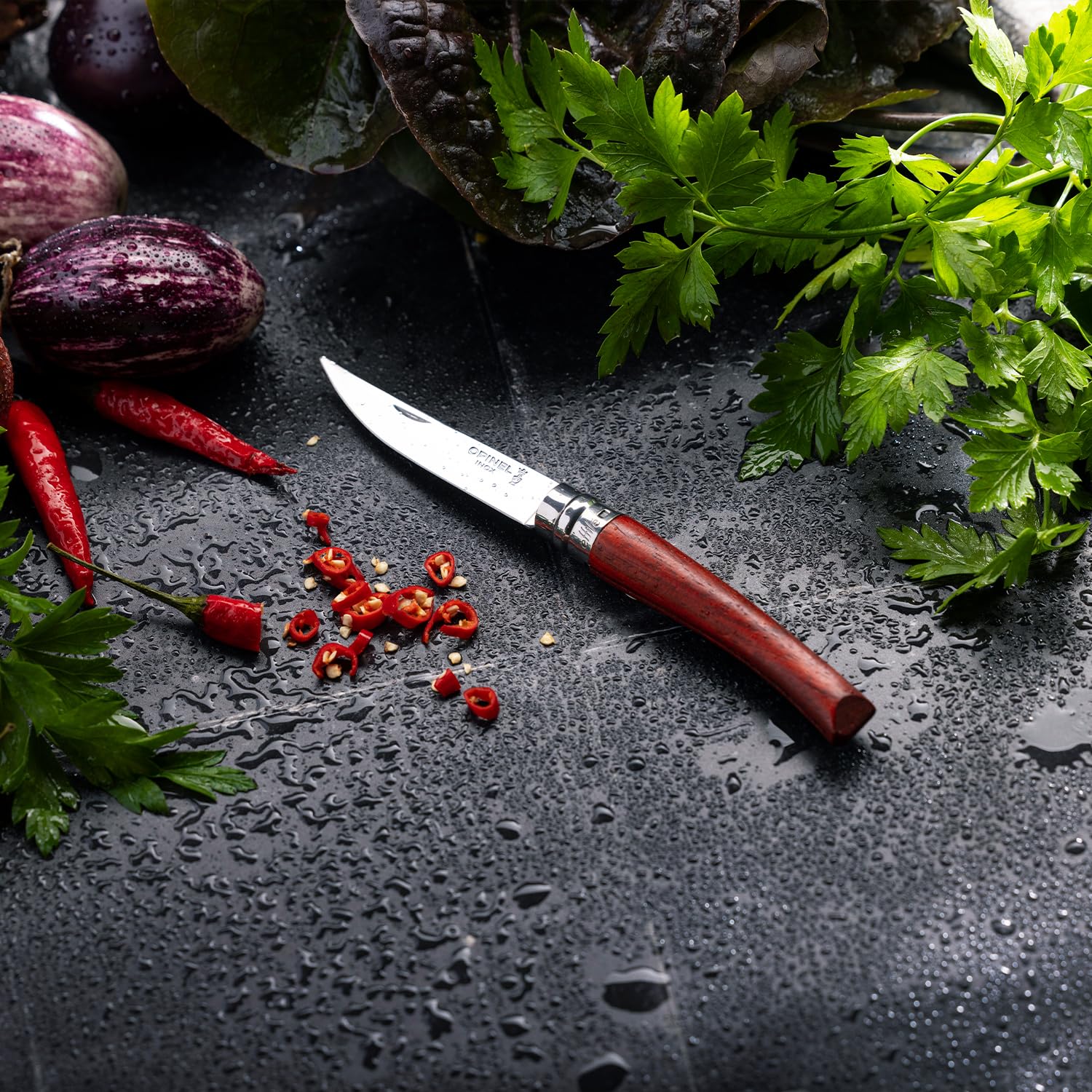 opinel-n-10-couteau-de-table-nomade-effil-lame-poliglace-10-cm-acier-inox-manche image 7