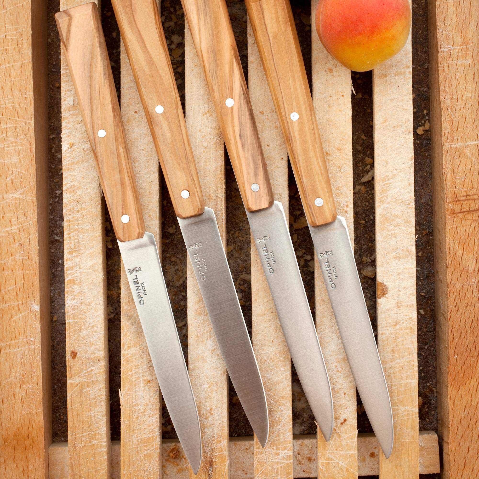 opinel-bo-te-de-4-couteaux-de-table-n-125-bon-app-tit-sud-lame-lisse-11-cm-acier image 5