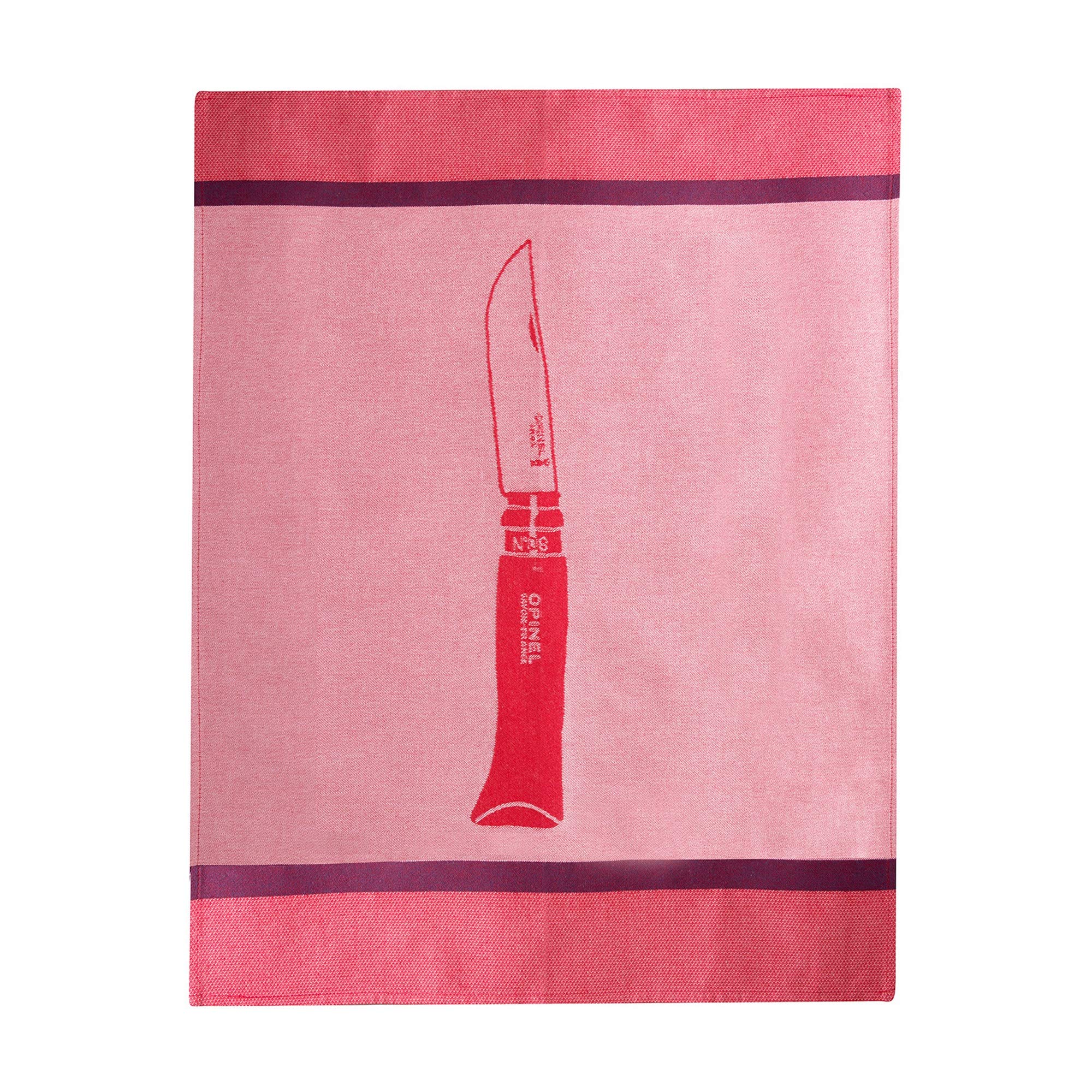 opinel-torchon-motif-le-couteau-jacquard-100-coton-50-x-70-cm-fabrication-fran-a image 1