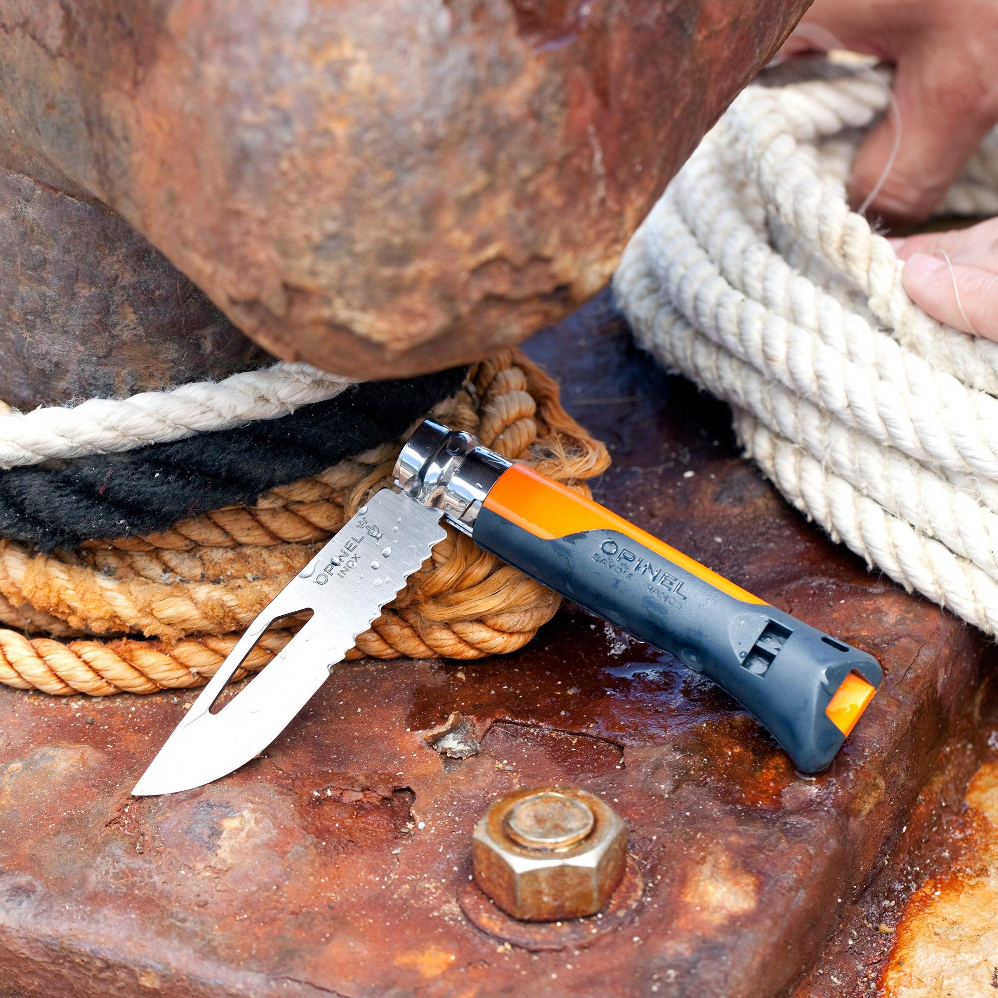 opinel-n-08-outdoor-orange-couteau-pliant-8-5-cm-inox-manche-polym-re-waterproof image 7